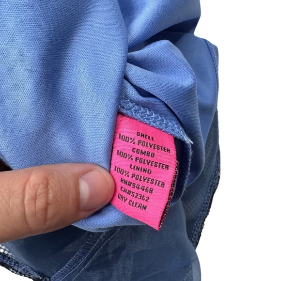 Betsy Johnson Navy Polka Dot Popover Dress - Picture 3 of 10